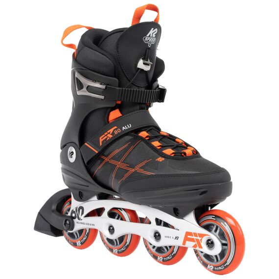 Rolki K2 F.I.T. 80 ALU, Kolor: czarny, Rozmiar: 44.5