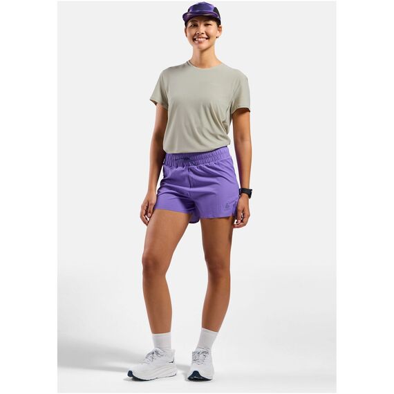 Koszulka damska Odlo ZEROWEIGHT CHILL-TEC T-shirt crew neck s/s szara, 2 zdjęcie