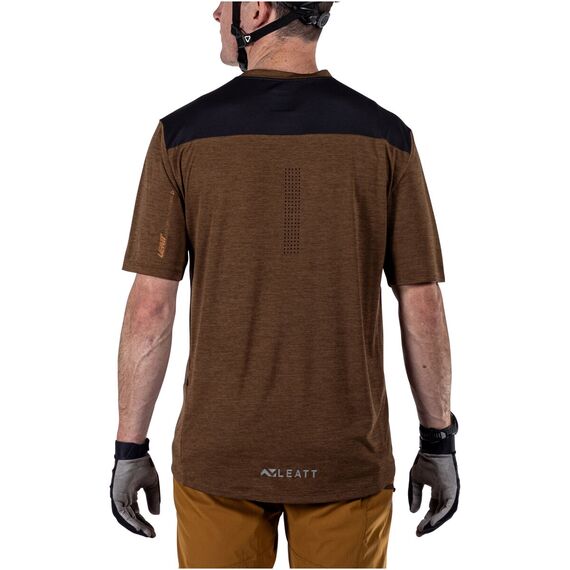 Koszulka rowerowa LEATT Jersey MTB Trail 1.0, Kolor: brązowy, Rozmiar: XXL, 2 zdjęcie