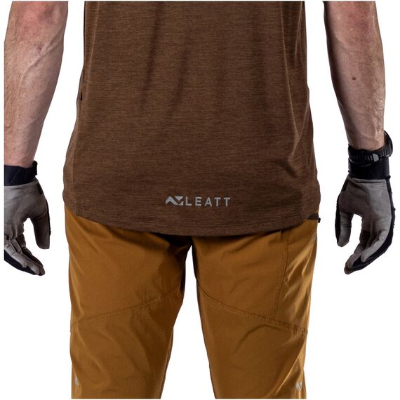 Koszulka rowerowa LEATT Jersey MTB Trail 1.0, Kolor: brązowy, Rozmiar: XXL, 6 zdjęcie