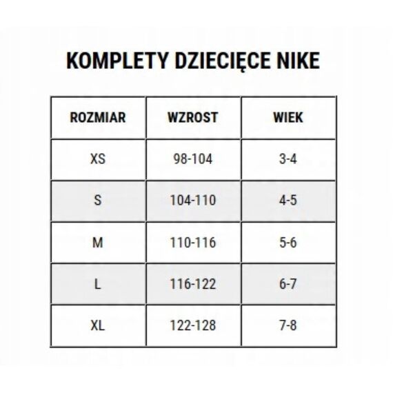 NIKE Komplet sportowy dla dzieci DRY Park Kit Set CD2244 100 biały, Kolor: biały, Rozmiar: S, 2 zdjęcie