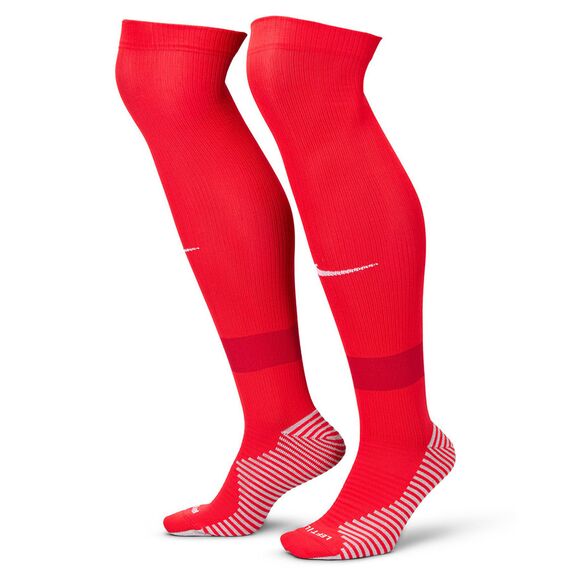 Getry Nike Strike FQ8253-657 czerwone, Kolor: czerwony, Rozmiar: L