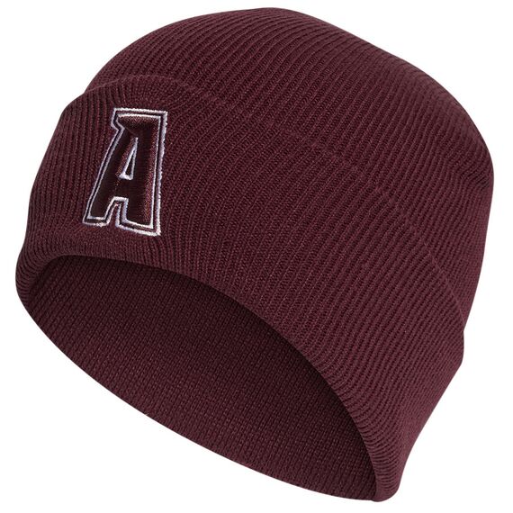 Czapka adidas Beanie Cuff Var OSFW IJ7299 bordowa