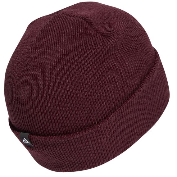 Czapka adidas Beanie Cuff Var OSFW IJ7299 bordowa, 2 zdjęcie