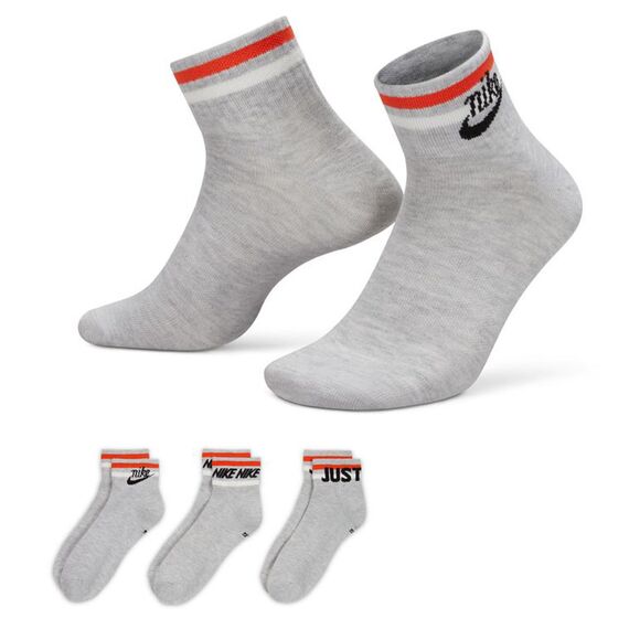 Skarpety Nike Everyday Essential 3-Pack DX5080 050, Kolor: szary, Rozmiar: 34-38