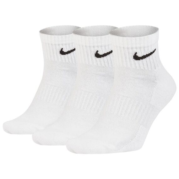 Skarpety Nike Everyday Cushion Ankle SX7667-100 białe 3-pak, Kolor: biały, Rozmiar: 38-42