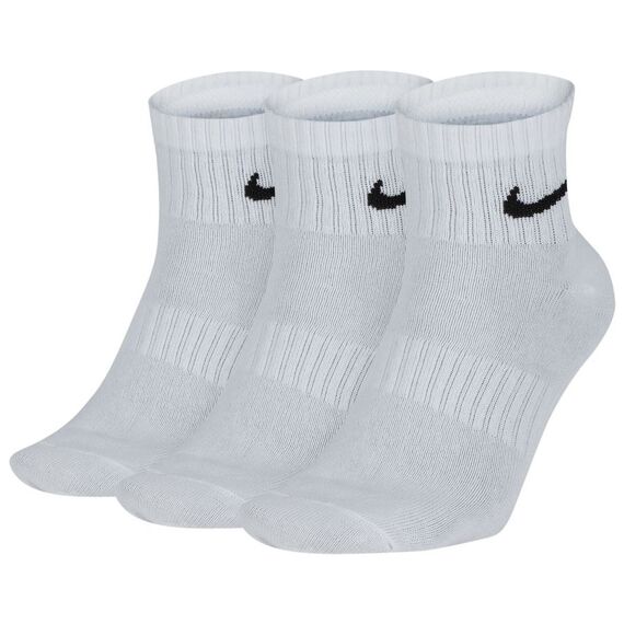 Skarpety Nike Everyday Lightweight Ankle SX7677 100 białe 3-pak, Kolor: biały, Rozmiar: 38-42