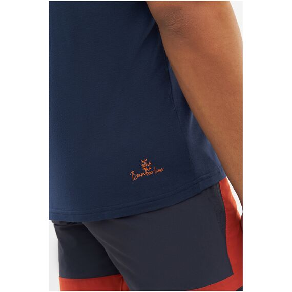 T-shirt męski VIKING Lenta Bamboo Man Light granatowo-pomarańczowy, Kolor: niebieski, Rozmiar: M, 3 zdjęcie