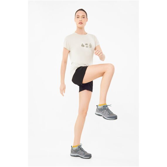T-shirt damski VIKING Likelo Bamboo beżowy, Kolor: beżowy, Rozmiar: L, 9 zdjęcie