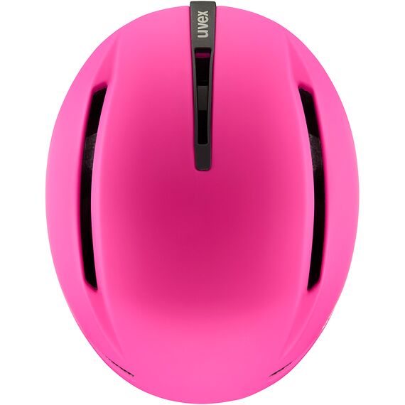 UVEX Kask narciarski dziecięcy Viti fuksjowy, Kolor: fuksjowy, Rozmiar: 51-55, 4 zdjęcie