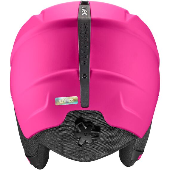 UVEX Kask narciarski dziecięcy Viti fuksjowy, Kolor: fuksjowy, Rozmiar: 51-55, 5 zdjęcie