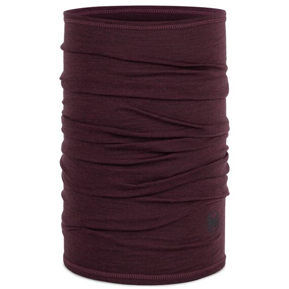Bandana BUFF MERINO LIGHTWEIGHT SOLID GARNET