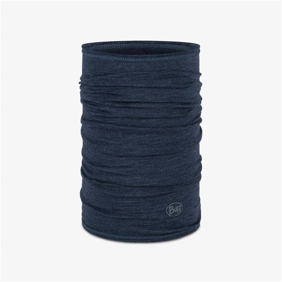 Bandana BUFF MERINO LIGHTWEIGHT SOLID SOLID NIGHT BLUE