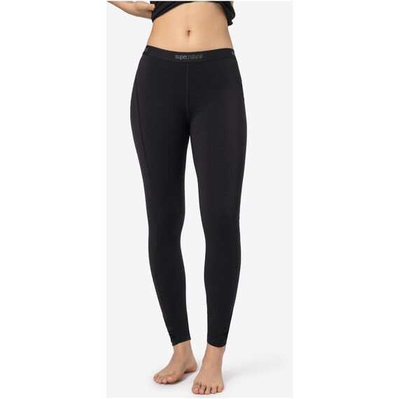 Getry termoaktywne damskie merino SUPER.NATURAL Arctic 230 Tight czarne, Kolor: czarny, Rozmiar: XS, 2 zdjęcie