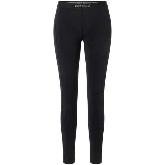 Getry termoaktywne damskie merino SUPER.NATURAL Arctic 230 Tight czarne, Kolor: czarny, Rozmiar: XS, 4 zdjęcie