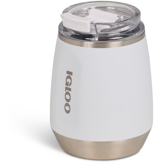 Butelka termiczna IGLOO 10 OZ Wine Tumbler (0,3 litra), Kolor: biały, Rozmiar: one size, 3 zdjęcie