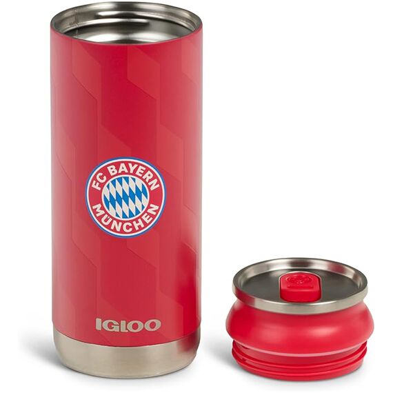 Butelka termiczna IGLOO 16 OZ Can FC Bayern Munich (0,47 litra), Kolor: czerwony, Rozmiar: one size, 2 zdjęcie