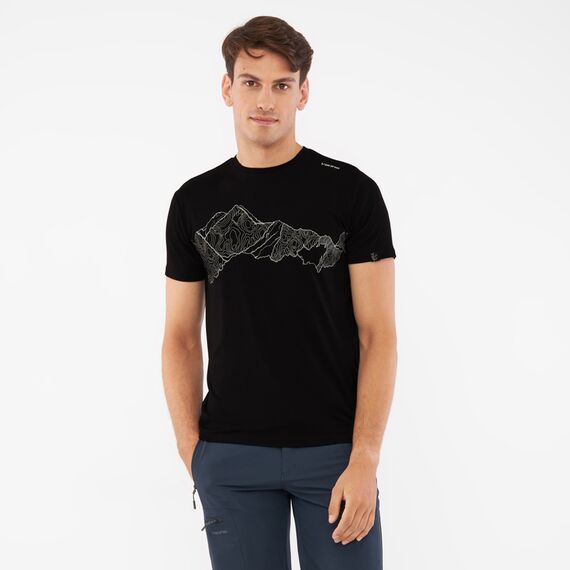 T-shirt męski VIKING Lenta Bamboo Light czarny, Kolor: czarny, Rozmiar: M, 6 zdjęcie