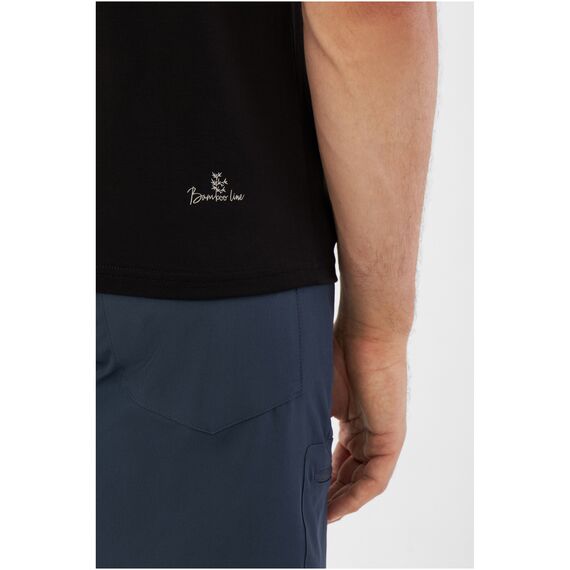 T-shirt męski VIKING Lenta Bamboo Light czarny, Kolor: czarny, Rozmiar: M, 8 zdjęcie