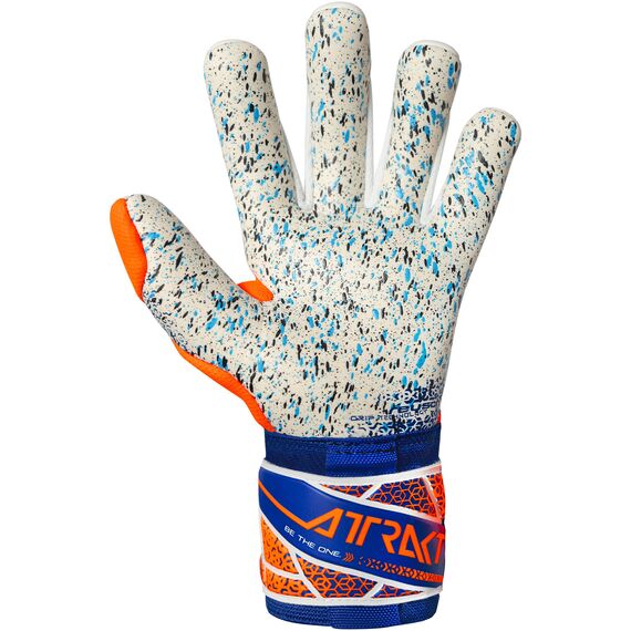 Rękawice Reusch Attrakt Fusion, Kolor: pomarańczowy, Rozmiar: 12, 2 zdjęcie