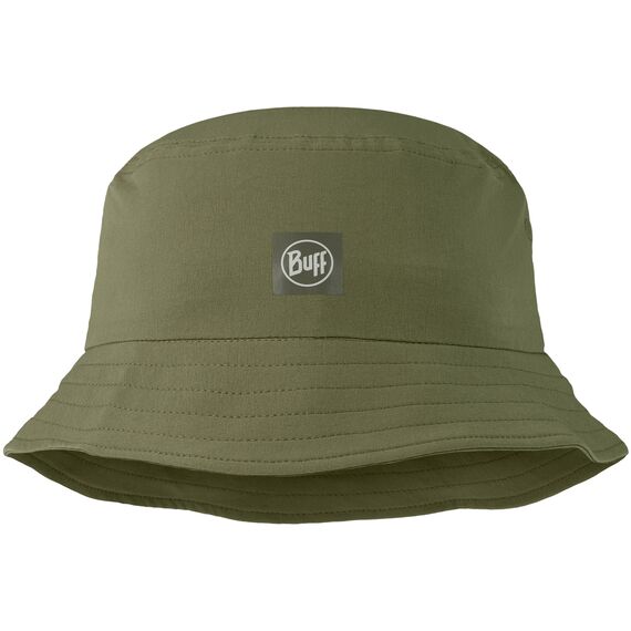 Czapka z daszkiem BUFF ADVENTURE BUCKET HAT SOLID TUNDRA KHAKI