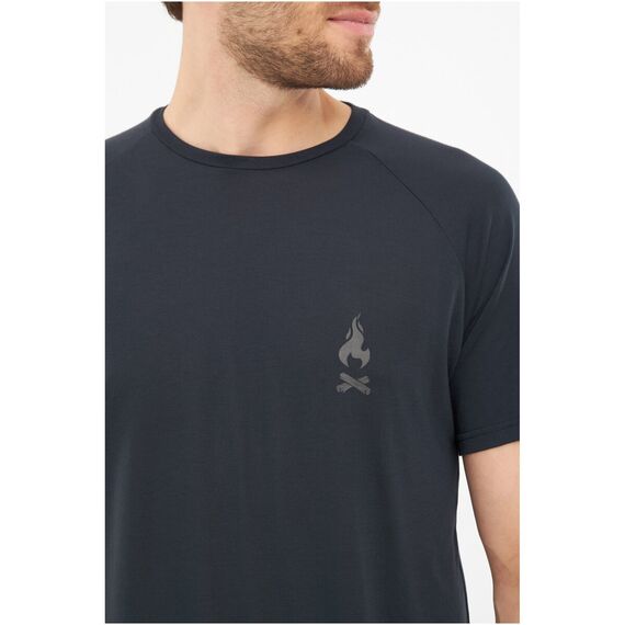 T-shirt męski VIKING Likelo Bamboo granatowy, Kolor: granatowy, Rozmiar: XL, 4 zdjęcie