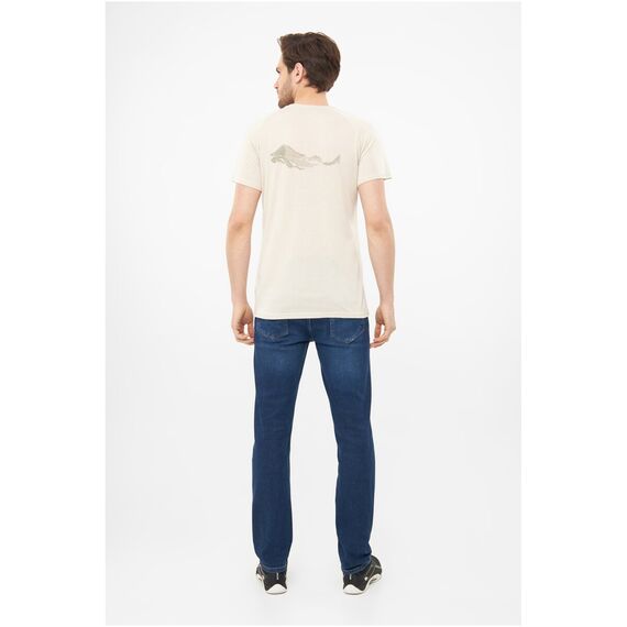 T-shirt męski VIKING Likelo Bamboo beżowy, Kolor: beżowy, Rozmiar: M, 5 zdjęcie