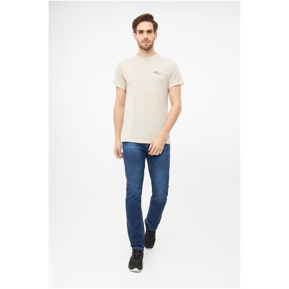 T-shirt męski VIKING Likelo Bamboo beżowy, Kolor: beżowy, Rozmiar: XXL, 8 zdjęcie