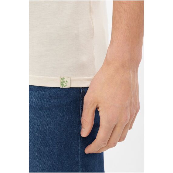 T-shirt męski VIKING Likelo Bamboo beżowy, Kolor: beżowy, Rozmiar: M, 7 zdjęcie