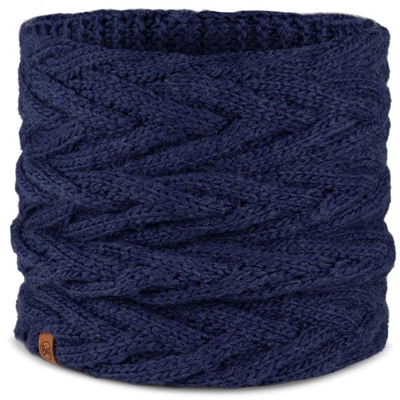 BANDANA BUFF KNITTED & FLEECE NECKWARMER CARYN MIDNIGHT