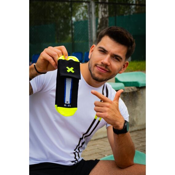 PROSKARY X-Run skarpety do biegania antypoślizgowe czarne