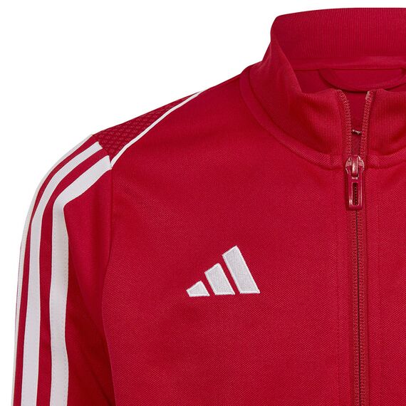 adidas Bluza TIRO 23 JKT Junior HS3527 czerwona, Kolor: czerwony, Rozmiar: 164 cm, 4 zdjęcie