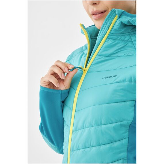 Kurtka damska VIKING Becky Warm Pro Polartec Primaloft turkusowa