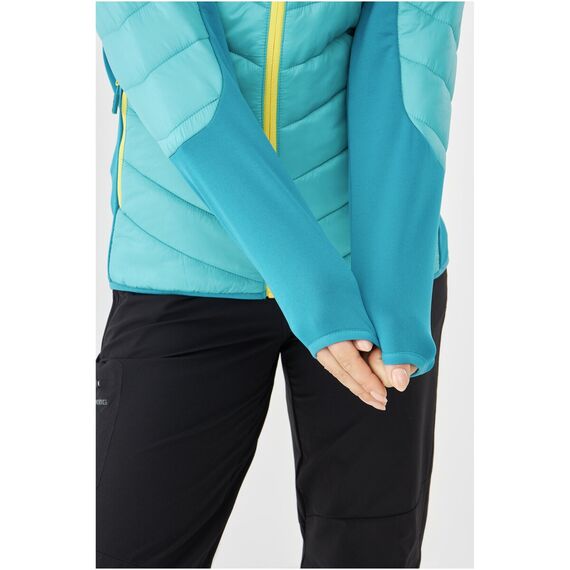Kurtka damska VIKING Becky Warm Pro Polartec Primaloft turkusowa