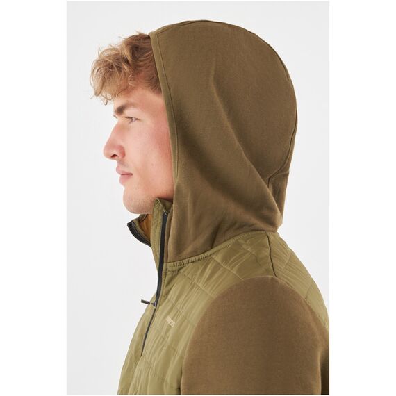 Kurtka męska VIKING Creek Hoodie Bamboo Man rozpinana z kapturem zielona