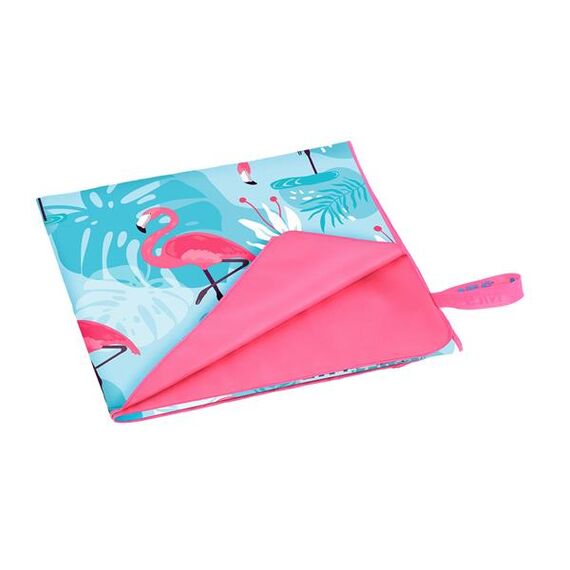 NILS NCR14 Ręcznik Z Mikrofibry Flamingi 160X80 cm