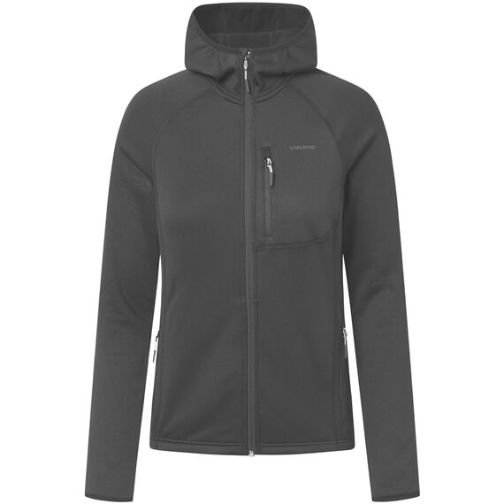 Bluza damska VIKING Jukon Lady Hoodie Polartec rozpinana z kapturem czarna