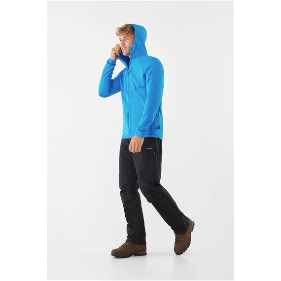 Bluza męska VIKING Jukon Man Hoodie Polartec rozpinana z kapturem niebieska