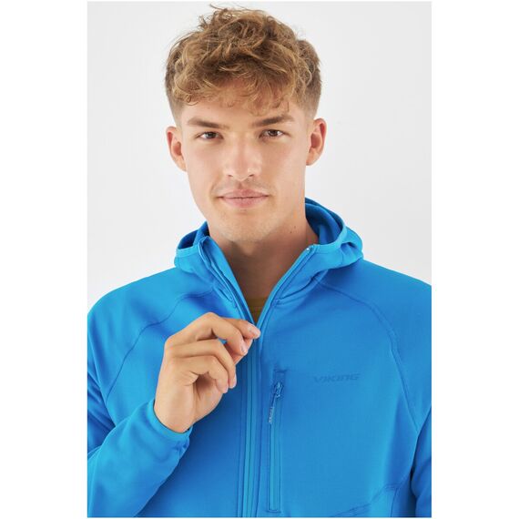 Bluza męska VIKING Jukon Man Hoodie Polartec rozpinana z kapturem niebieska