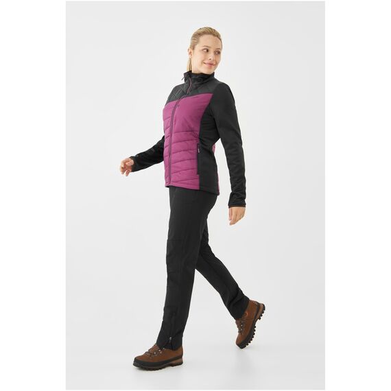 Kurtka damska VIKING Blast Lady Jacket Primaloft czarno fioletowa