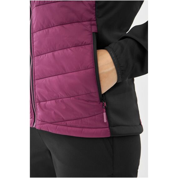 Kurtka damska VIKING Blast Lady Jacket Primaloft czarno fioletowa