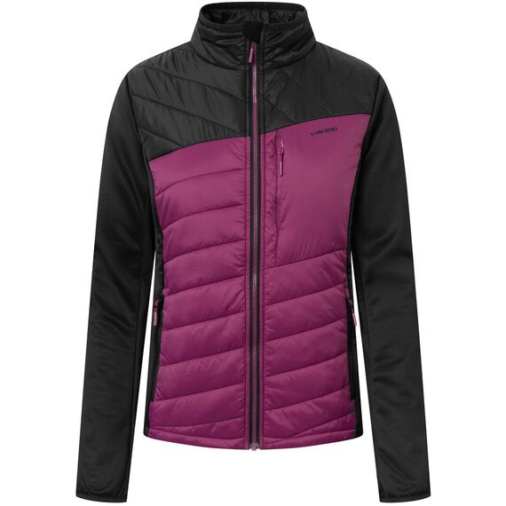 Kurtka damska VIKING Blast Lady Jacket Primaloft czarno fioletowa