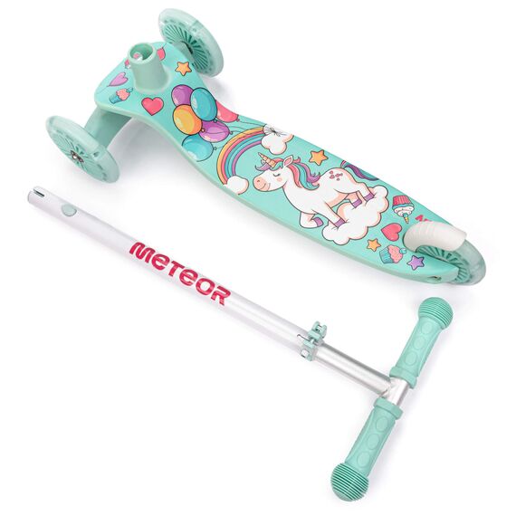 METEOR hulajnoga dziecieca dla dziewczynki trójkołowa Funny, Kolor: zielony, 8 zdjęcie METEOR hulajnoga dziecieca dla dziewczynki trójkołowa Funny, Kolor: zielony, 8 zdjęcie