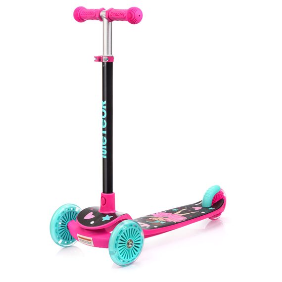 METEOR hulajnoga dziecieca dla dziewczynki trójkołowa Funny, Kolor: różowy, 11 zdjęcie METEOR hulajnoga dziecieca dla dziewczynki trójkołowa Funny, Kolor: różowy, 11 zdjęcie