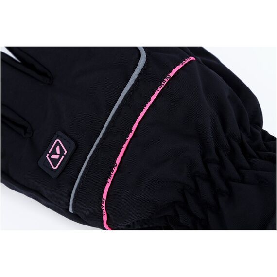 Rękawice narciarskie dziecięce VIKING Kevin Ski Kids czarno-różowe, Kolor: czarno-różowe, Rozmiar: 6, 6 zdjęcie