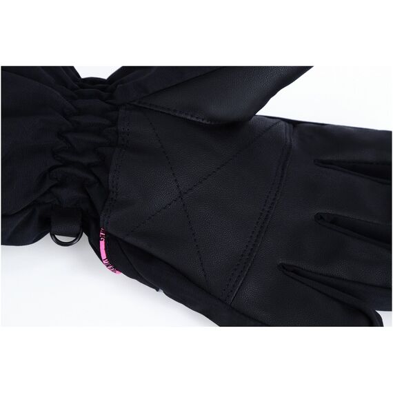 Rękawice narciarskie dziecięce VIKING Kevin Ski Kids czarno-różowe, Kolor: czarno-różowe, Rozmiar: 3, 4 zdjęcie