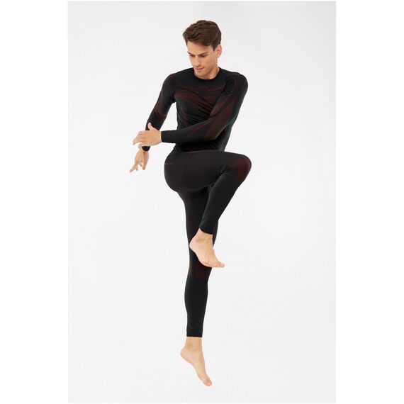 Bielizna męska VIKING Rocket Man Set czarno pomarańczowa