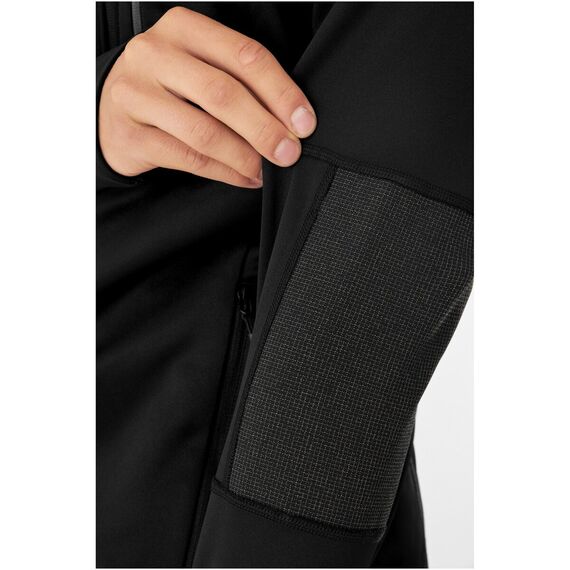 Bluza męska VIKING Yosemite Hoodie Man rozpinana z kapturem czarna