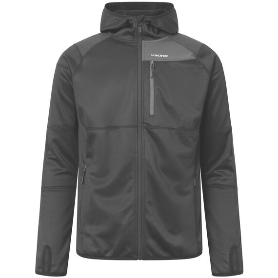 Bluza męska VIKING Yosemite Hoodie Man rozpinana z kapturem czarna