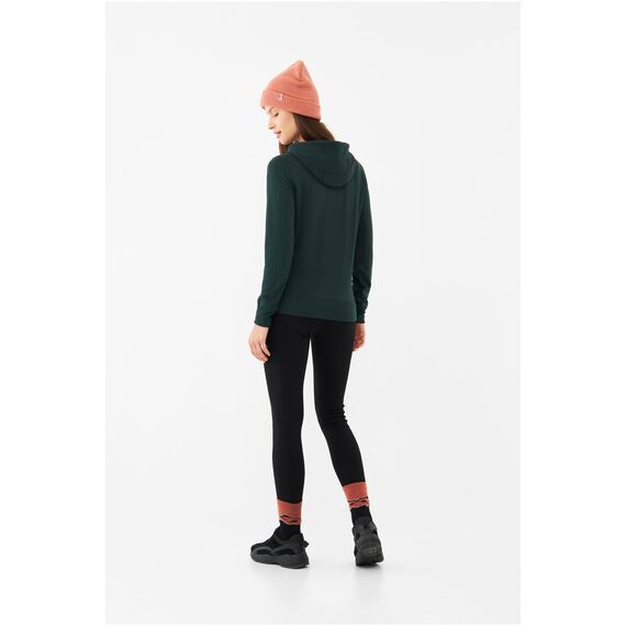 Bluza damska VIKING Panaka Hoodie Bamboo Lady z kapturem zielona